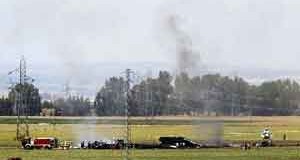 Испания: в аварии военного самолета погибли трое человек