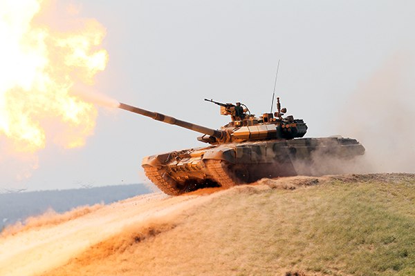 Российский танк Т-90 в Сирии