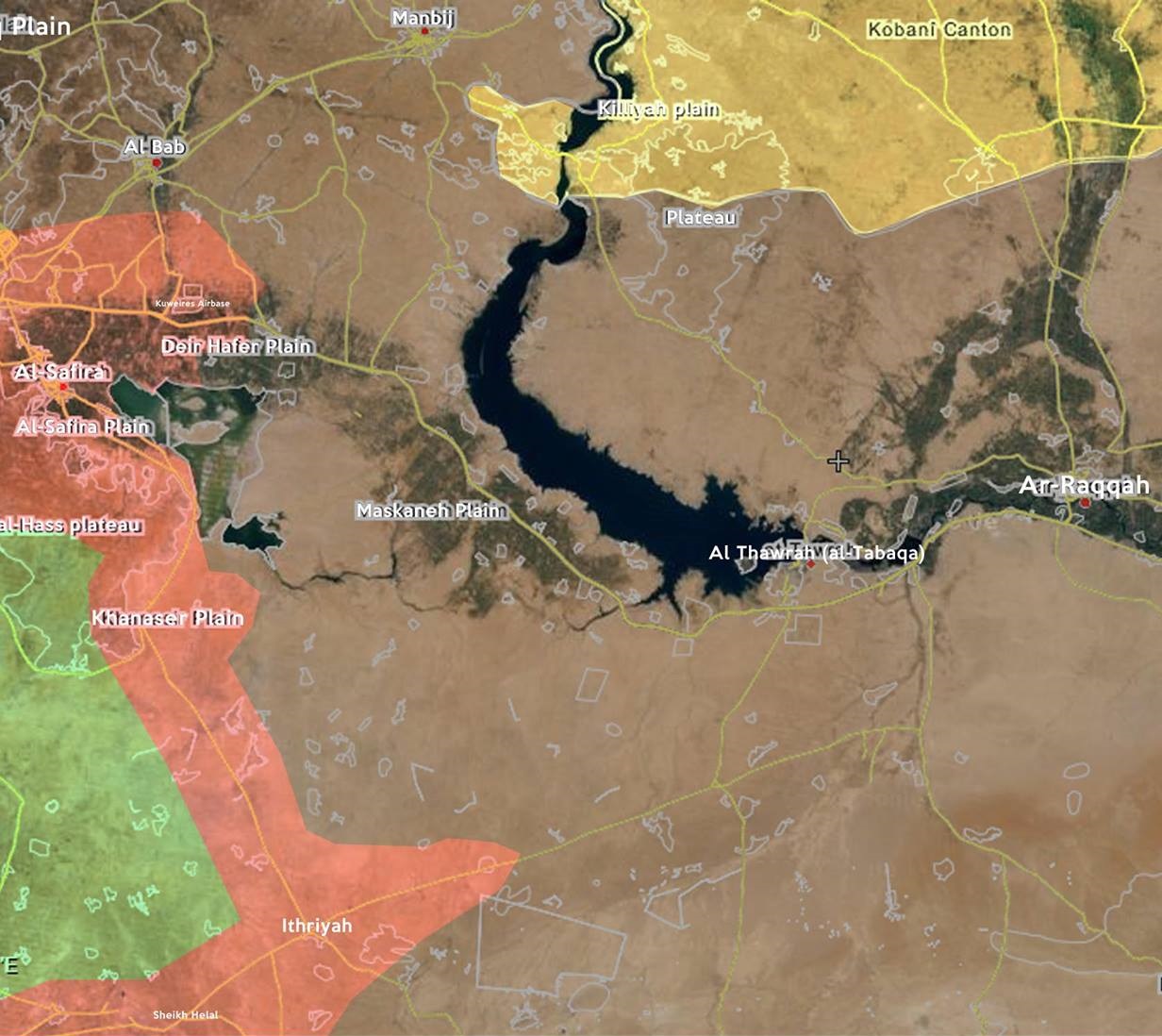 Обзор оперативной карты Ракка Хомс Сирия 04 03 2016