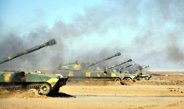 Российская артиллерия в Сирии