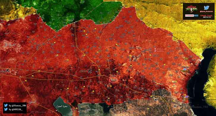 Карта восточного Алеппо 30 03 2017