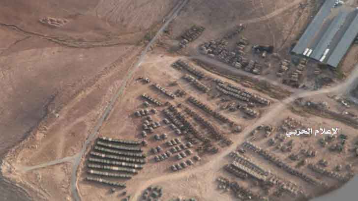 Скопление иорданно-американской техники возле сирийской границы