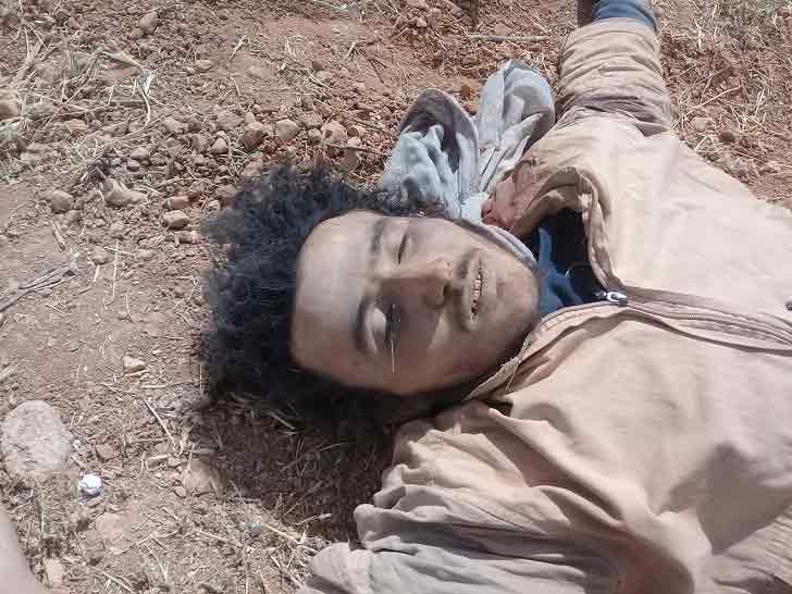 Боевик ИГ убитый на востоке Хамы