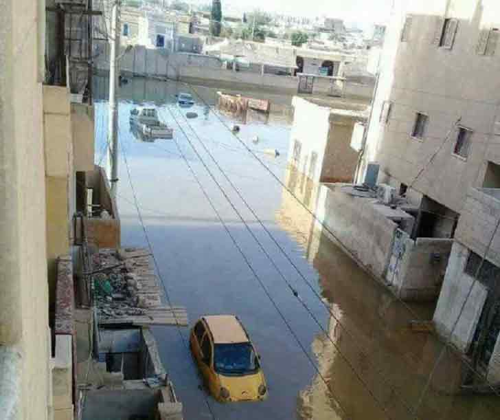 Наводнение в Ракке