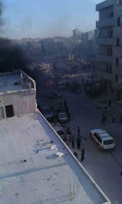 Взрыв в городе аль-Дана