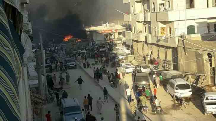 Джихадисты взорвали «шахид-мобиль» на переполненном рынке в Идлибе