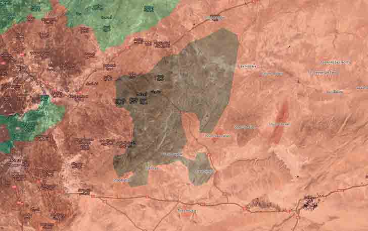 Карта восточной Хамы 29 08 2017