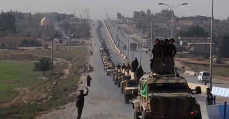 Курды перебрасывают бронетехнику в Алеппо