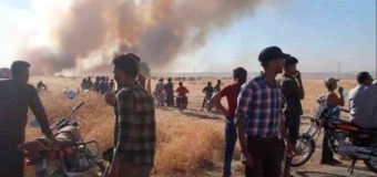 Насильственное выселение: Турецкие наёмники сожгли около 6 000 гектар посевов