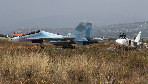 Российские самолёты на аэродроме Хмеймим