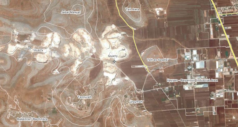 Обзор оперативной карты северное Алеппо Сирия 12 02 2016