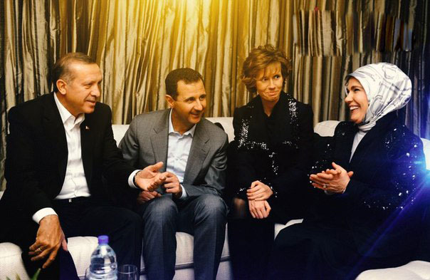 Семьи Эрдоганов и Асадов фото
