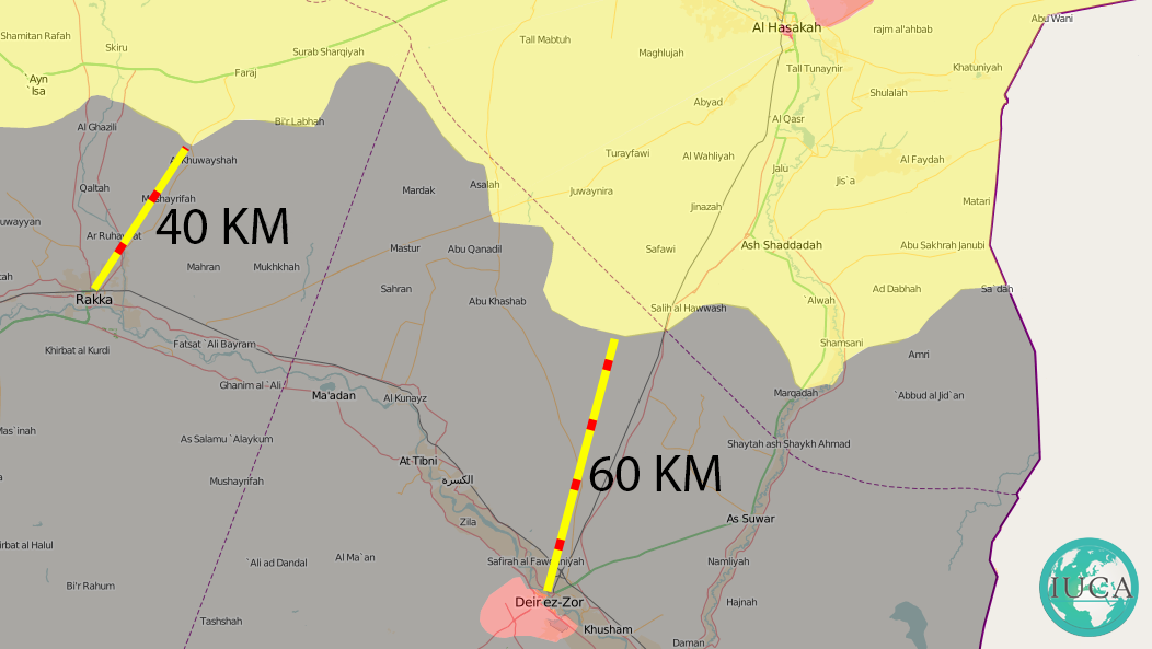 Обзор оперативной карты Хасака Сирия 11 03 2016