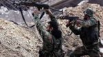 Сирийская армия к северо-западу от Дамаска