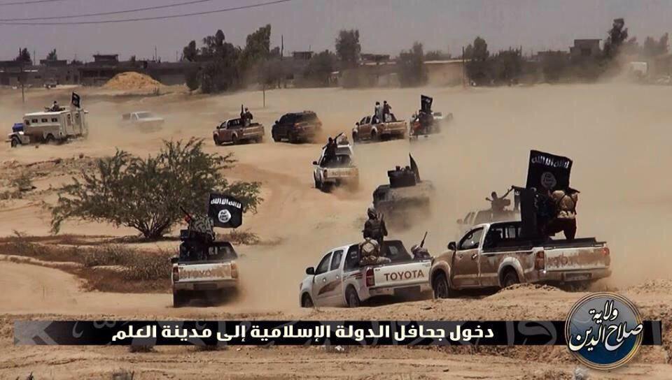 Наступление ИГИЛ на востоке Хамы