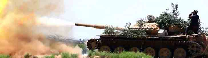 Боевики ИГ воюют на захваченном танке