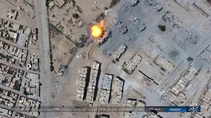 Террорист-смертник взорвал опорный пункт SDF в Ракке