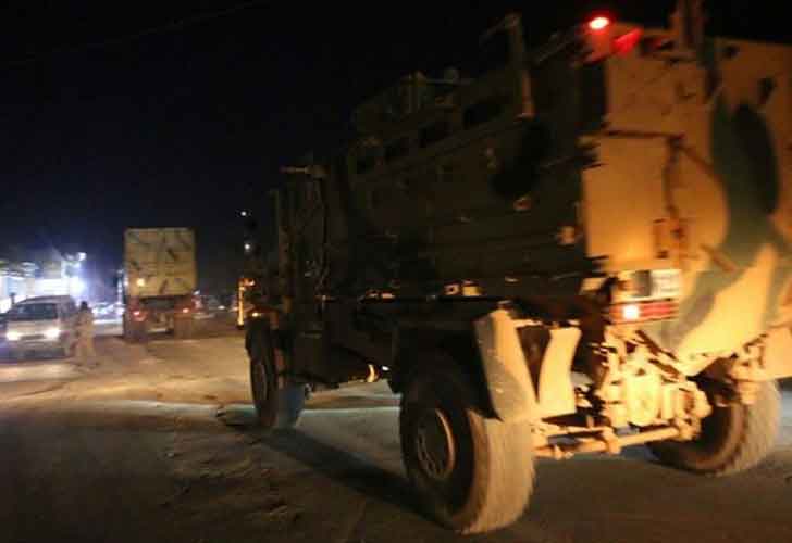 Сирийская артиллерия остановила продвижение крупного турецкого конвоя на юге Алеппо