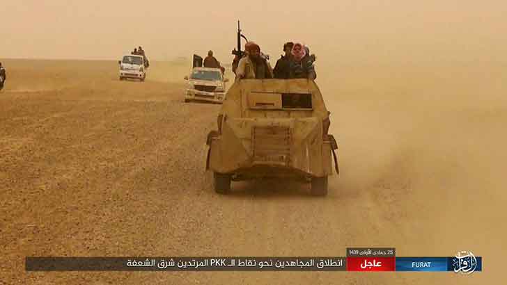 Боевики ИГ окружили силы курдов возле границы с Ираком