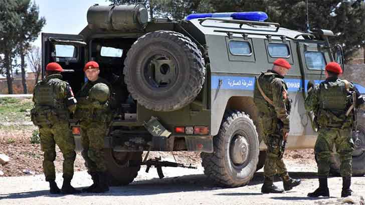 Российская военная полиция вернулась в Таль Рифаат