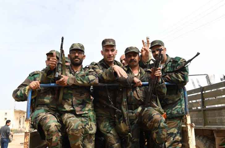 Дополнительные подразделения Национальных сил обороны (NDF) прибыли в Таль Рифаат