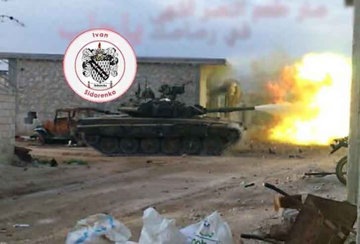 Сирийская армия бросает в бой на юге Дамаска свой главный козырь – танки Т-90