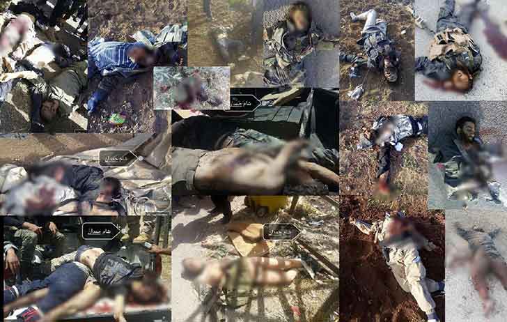 Террористы убитые на востоке Сувейды во время отражения нападения
