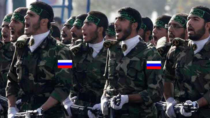 Иранские военные выдают себя за русских, опасаясь авиаударов израильской авиации