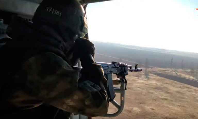 Российские вертолеты начали сопровождать патрули на севере Сирии – видео