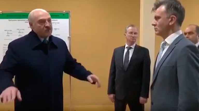 Лукашенко: Нас поставили раком – видео
