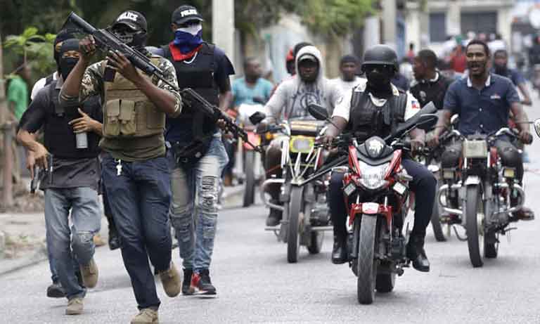 Вооруженная демонстрация на Гаити