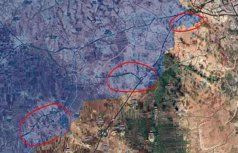 Оперативная карта Алеппо на 10 02 2020