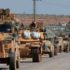 Многокилометровая колонна турецкой бронетехники направляется в Идлиб