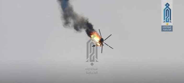 На севере Сирии сбиты два сирийских вертолета