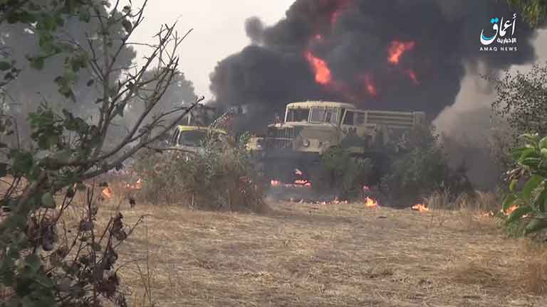 Разгром у Горджи: боевики ИГ убили до 100 военнослужащих