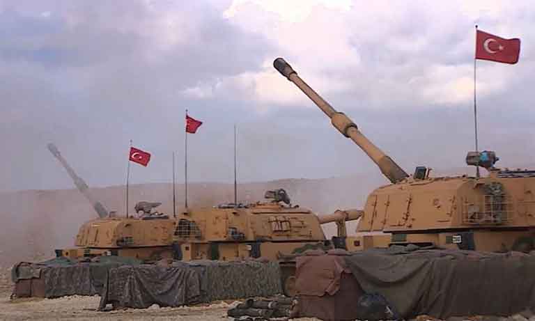 Турецкие САУ остановили наступление сирийской армии