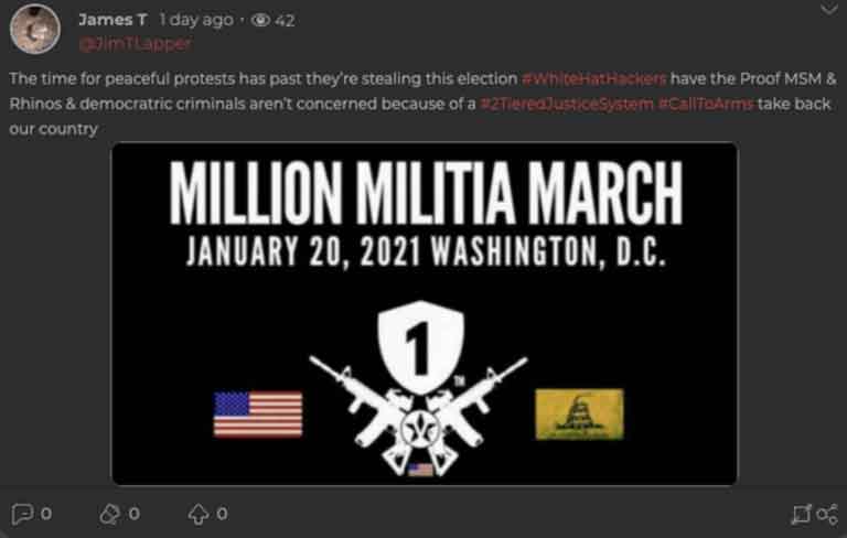 Скриншот постера "Марша миллиона ополченцев"