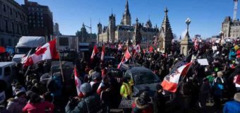 Майдан в Канаде: «Конвой свободы» прибыл свергать премьера Трюдо (видео)