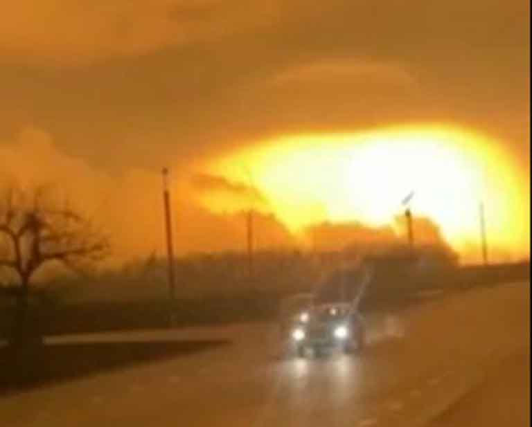 Удар «Искандером» по артиллерийской базе ВСУ возле Умани вызвал панику, так как был похож на ядерный взрыв (видео)